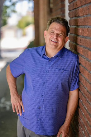 Doug Pitassi in a blue shirt